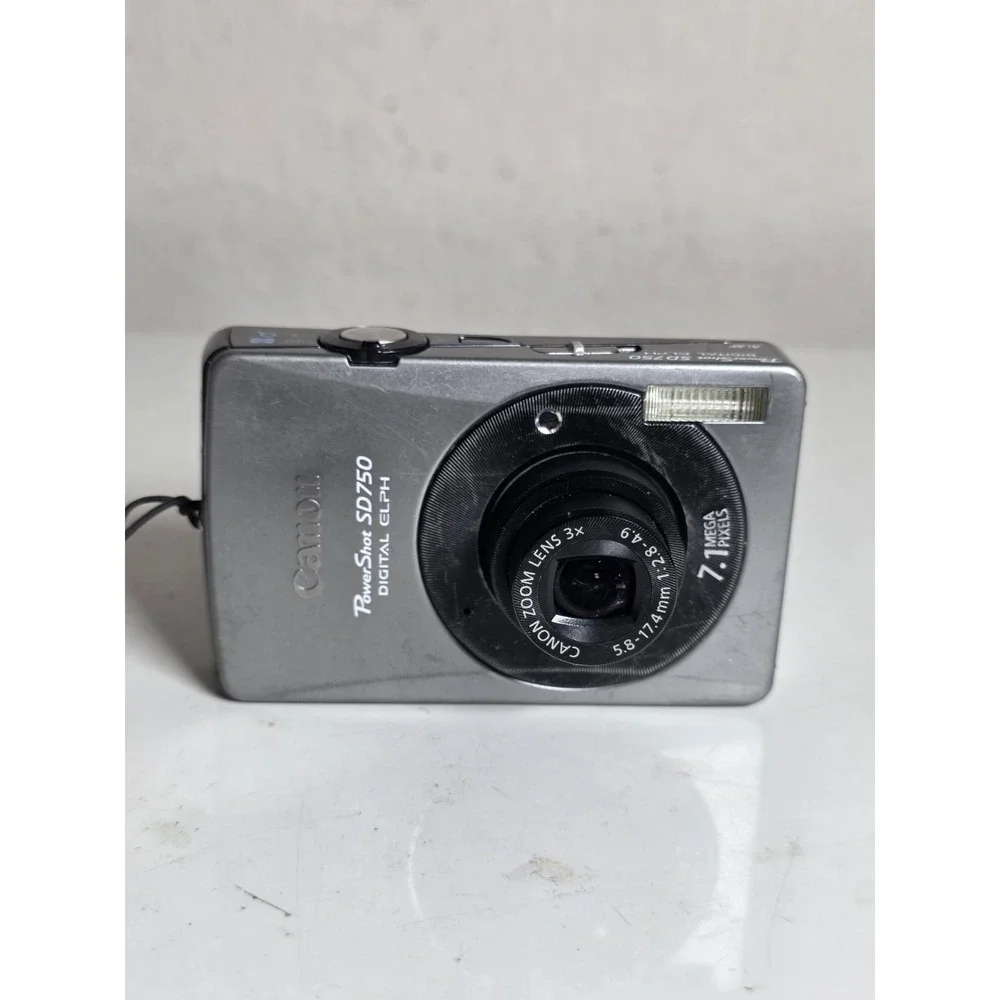 Canon PowerShot Digital ELPH Silver SD750 Digital Camera Battery Charger SD - Picture 13 of 15